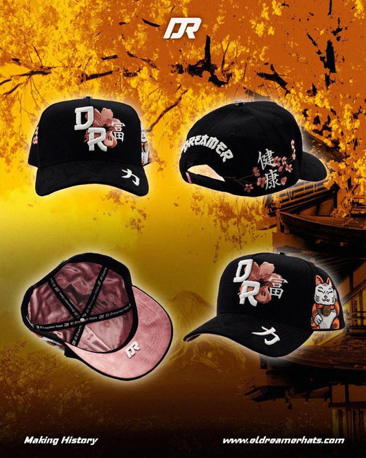 Dreamer Hats - KANJI Black (Full Set)
